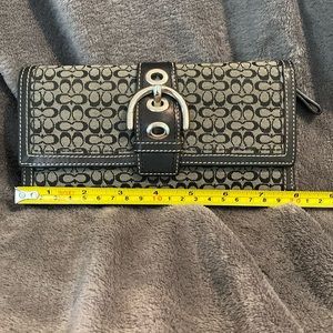 Coach wallet with Checkbook - Used